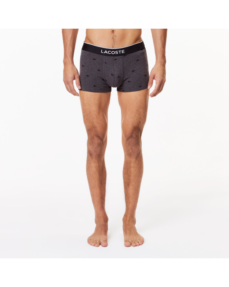 Lot de 3 boxers courts stretch imprimé