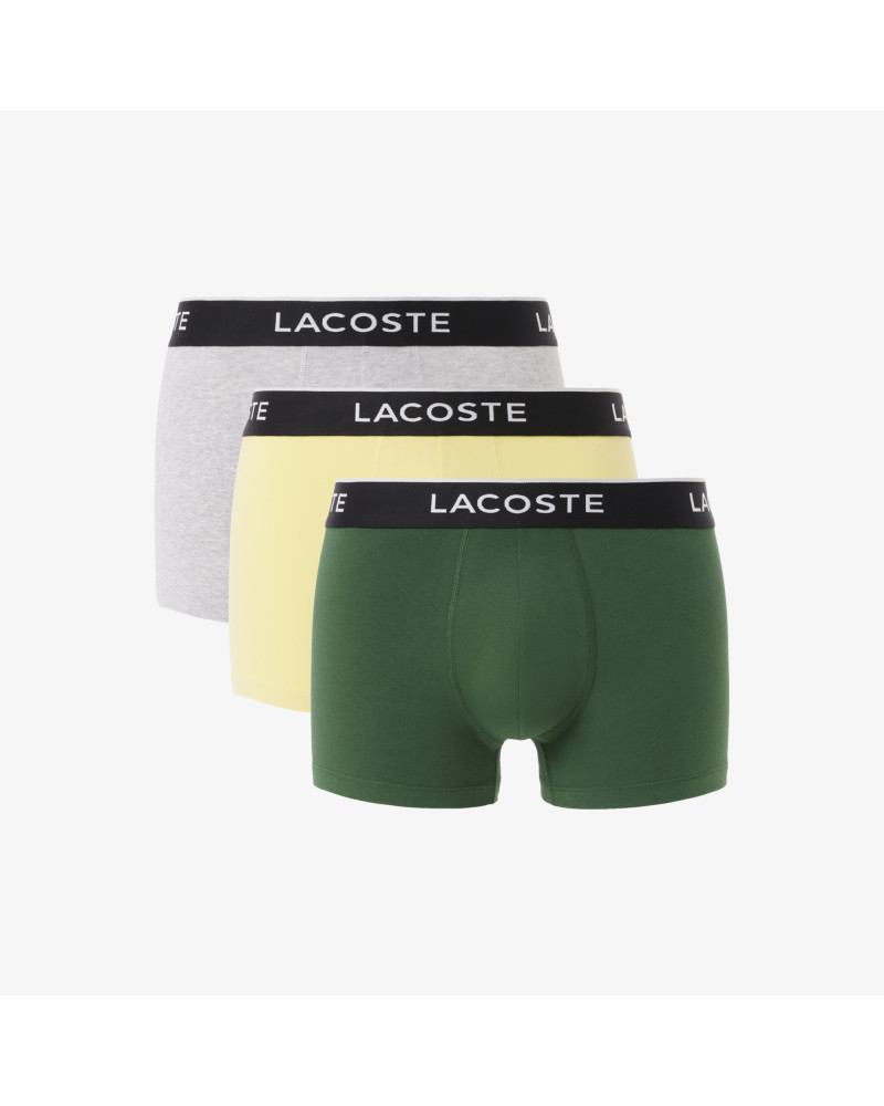 Lot de 3 boxers courts coton stretch