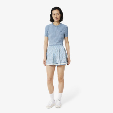 Short fluide imprimé monogramme
