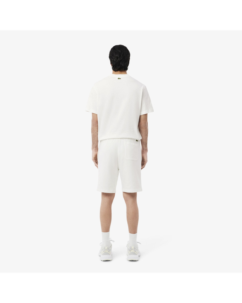 Short molleton de coton graphique