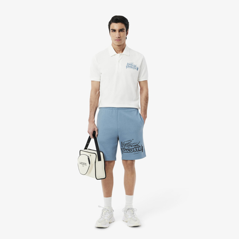 Short molleton de coton graphique Short molleton de coton graphique