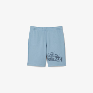 Short molleton de coton graphique