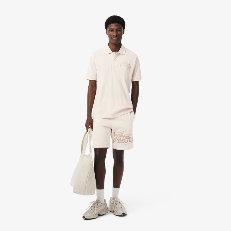 Short molleton de coton graphique Short molleton de coton graphique