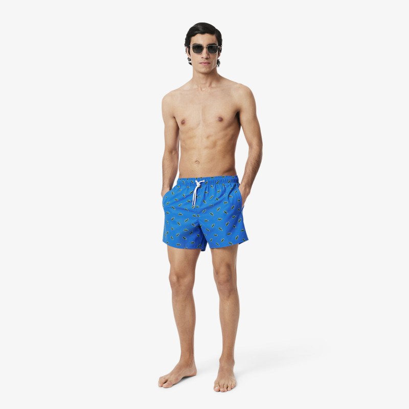 Short de bain court imprimé crocodile Short de bain court imprimé crocodile