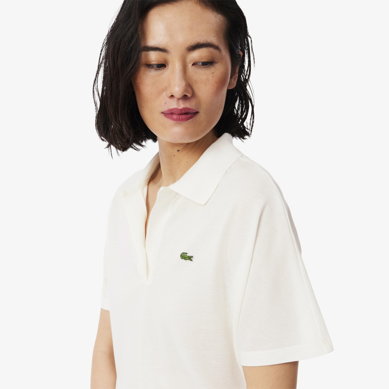 Polo relaxed fit Piqué fluide
