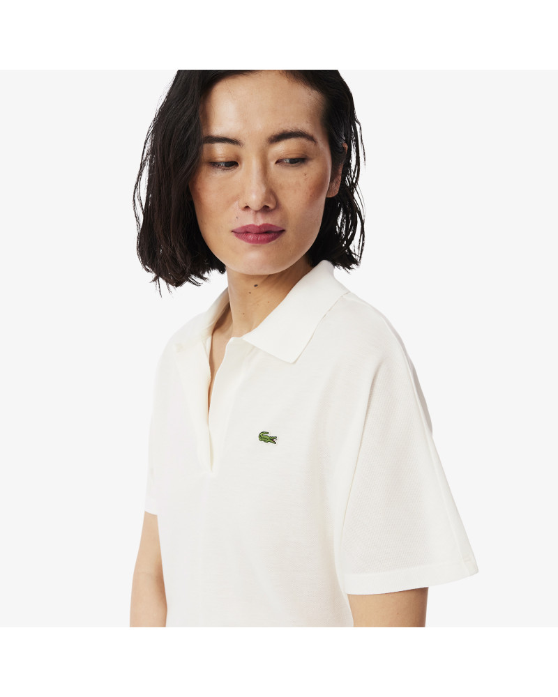 Polo relaxed fit Piqué fluide
