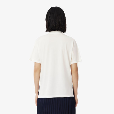 Polo relaxed fit Piqué fluide