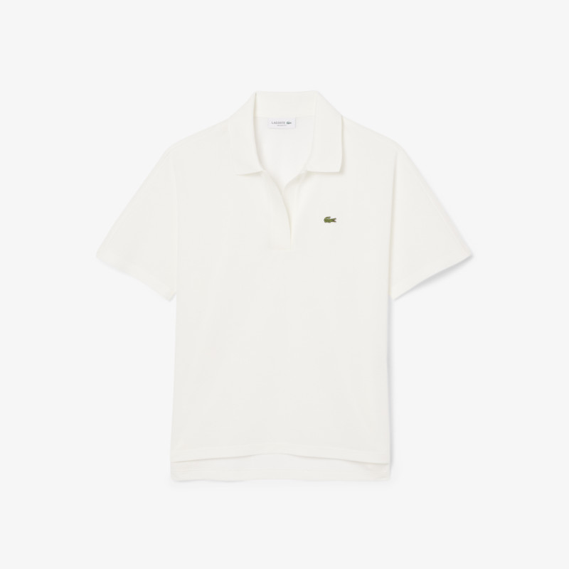 Polo relaxed fit Piqué fluide