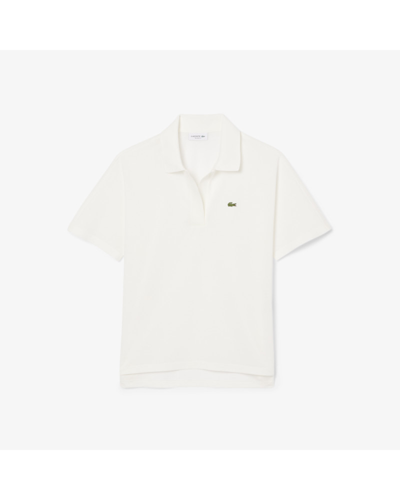 Polo relaxed fit Piqué fluide