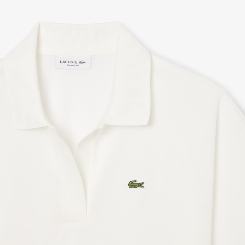 Polo relaxed fit Piqué fluide