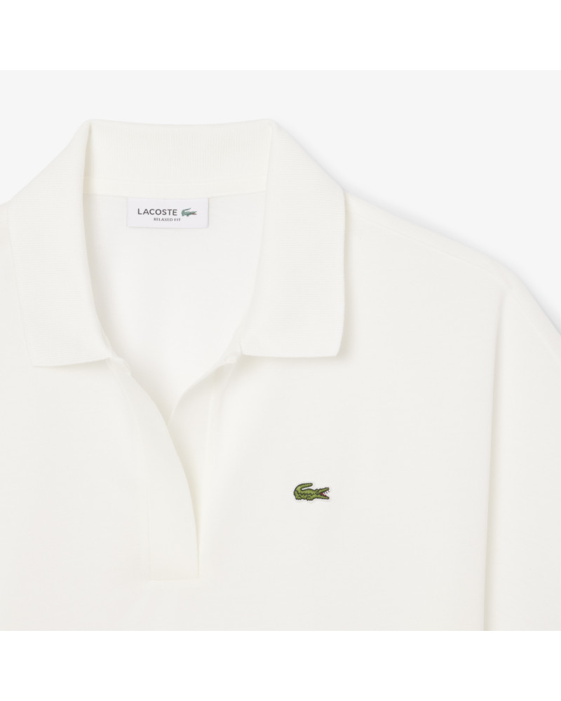 Polo relaxed fit Piqué fluide