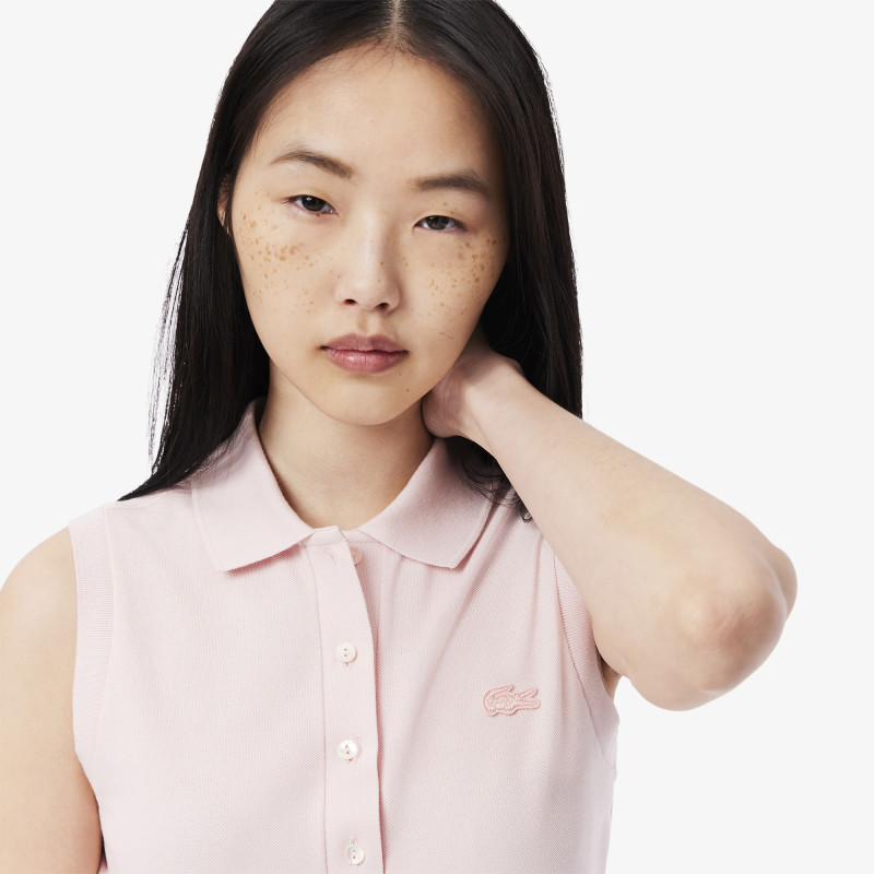 Polo L.12.D slim fit sans manche stretch