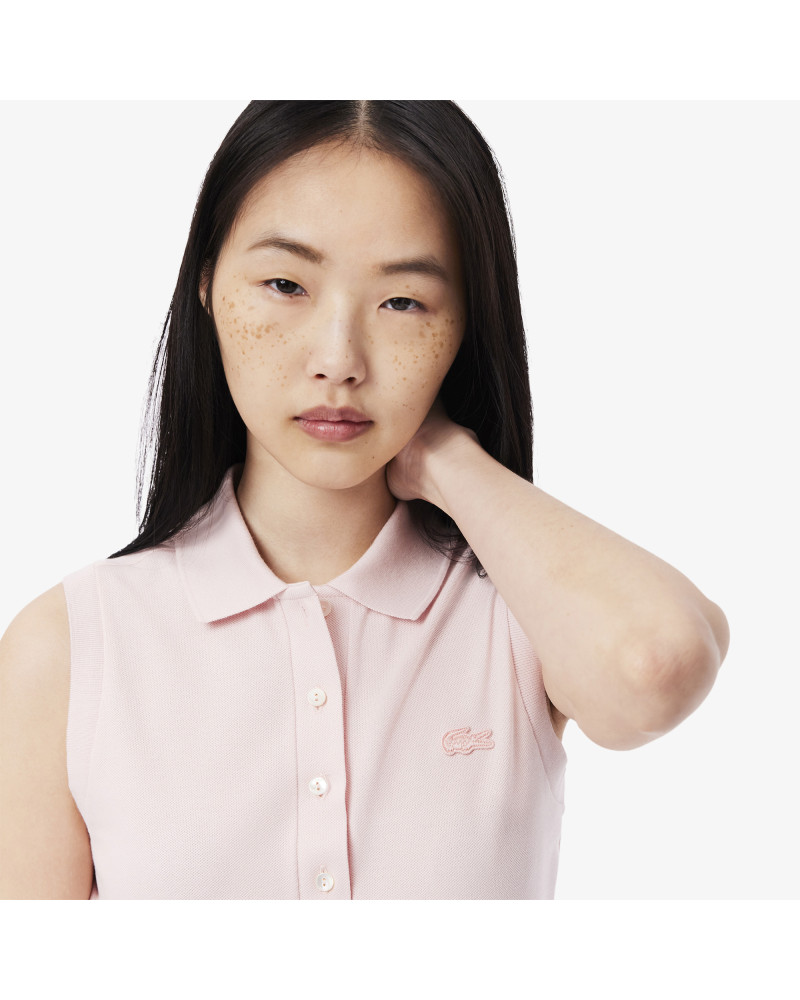 Polo L.12.D slim fit sans manche stretch
