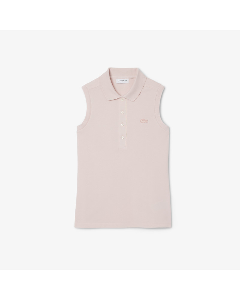 Polo L.12.D slim fit sans manche stretch
