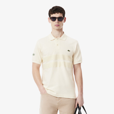 Polo L.12.12 classic fit bandes en mesh
