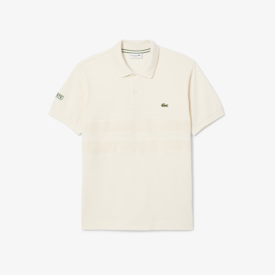 Polo L.12.12 classic fit bandes en mesh