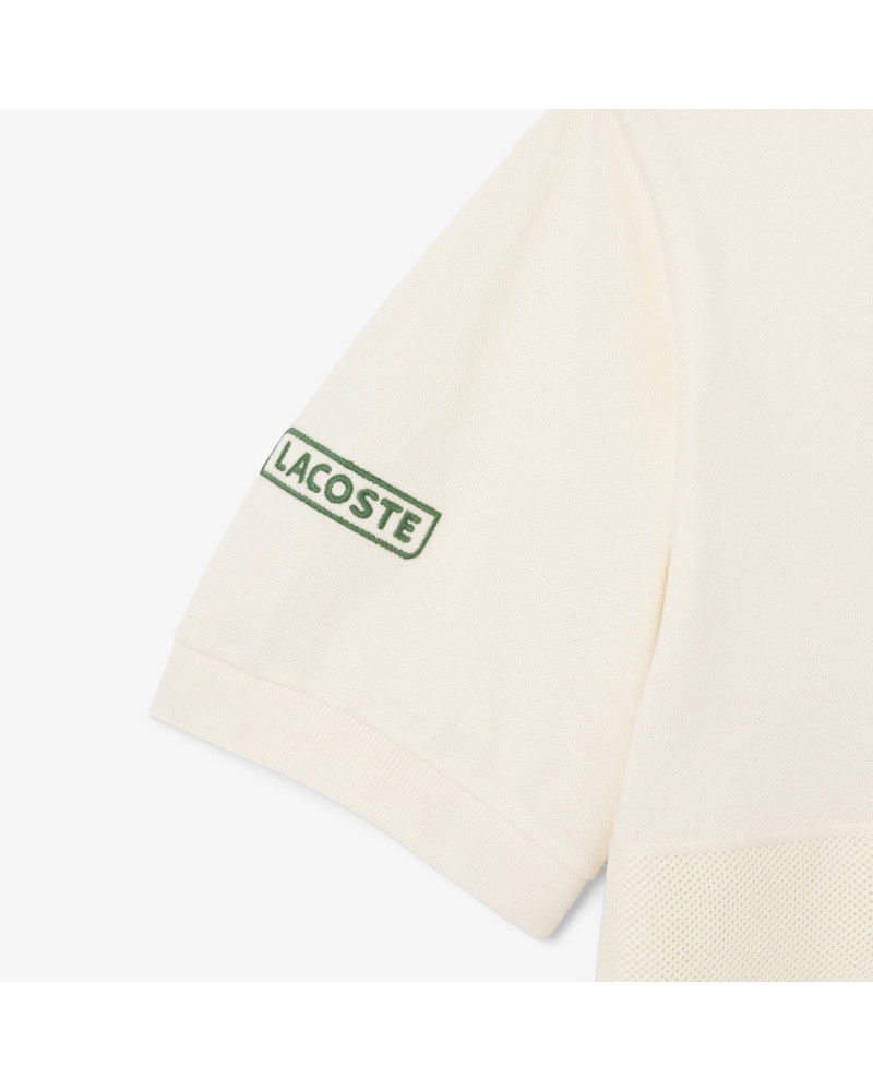 Polo L.12.12 classic fit bandes en mesh