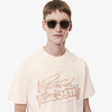 T-shirt jersey de coton imprimé