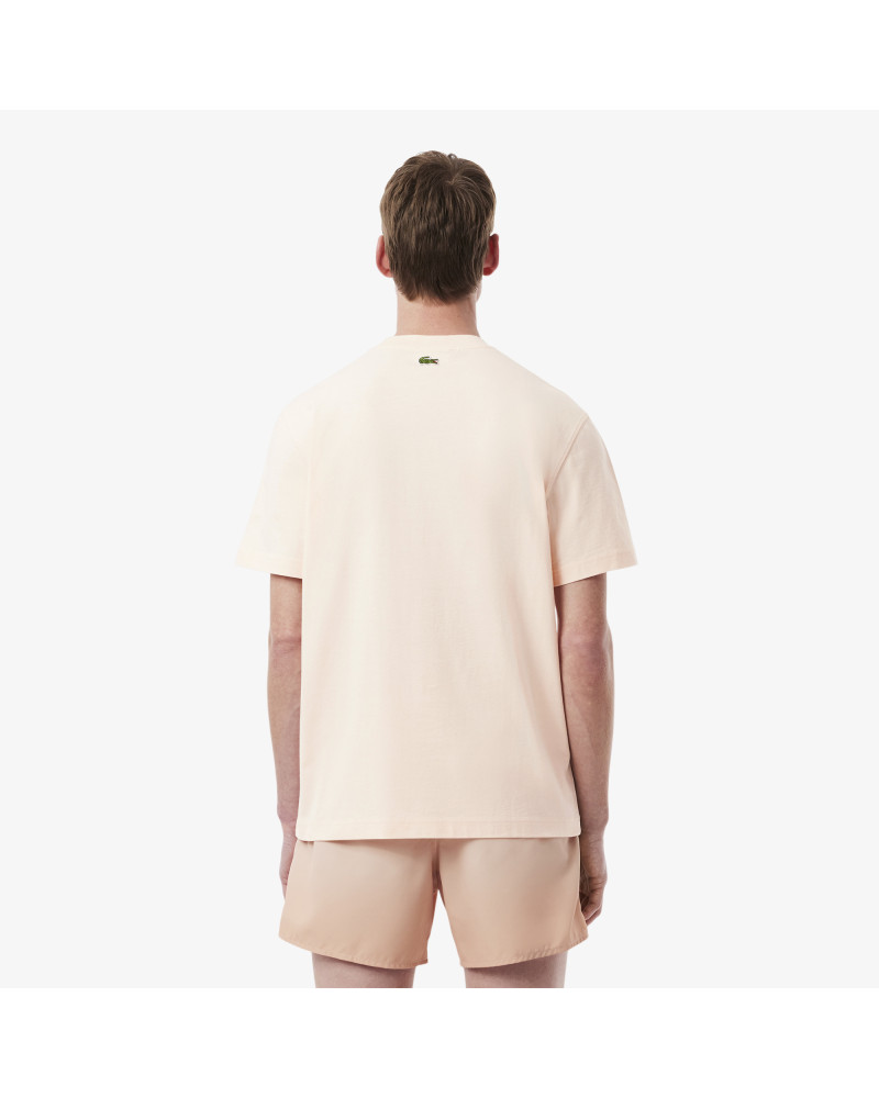 T-shirt jersey de coton imprimé