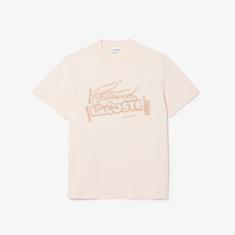 T-shirt jersey de coton imprimé