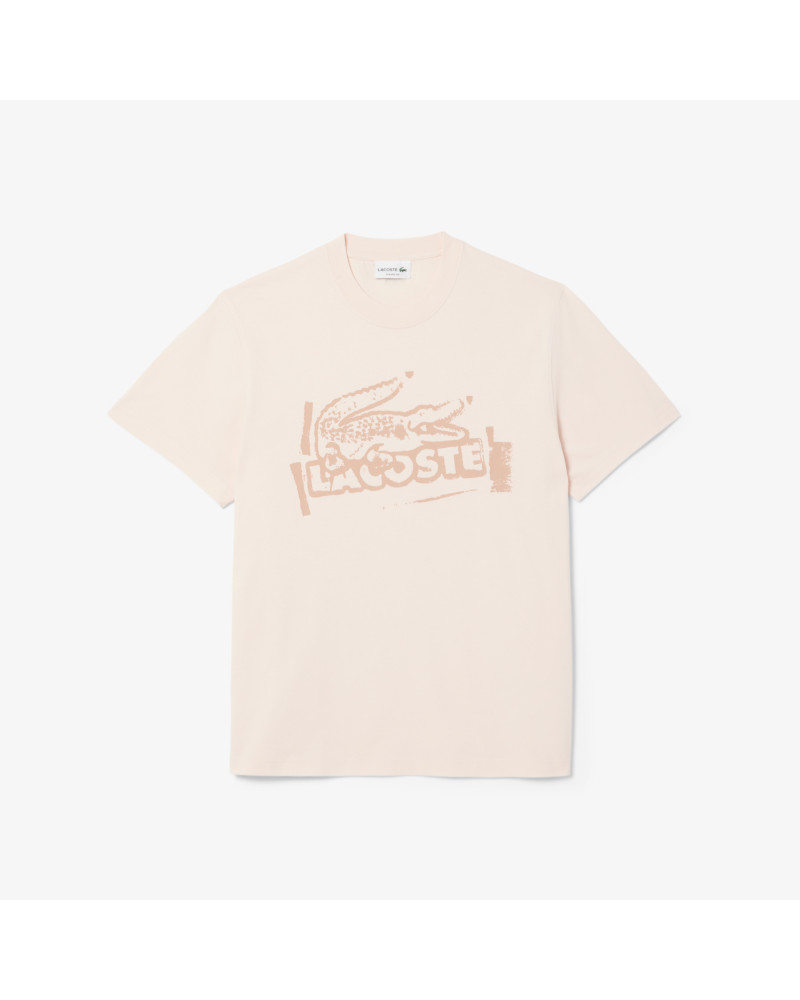 T-shirt jersey de coton imprimé