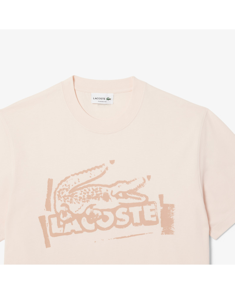 T-shirt jersey de coton imprimé