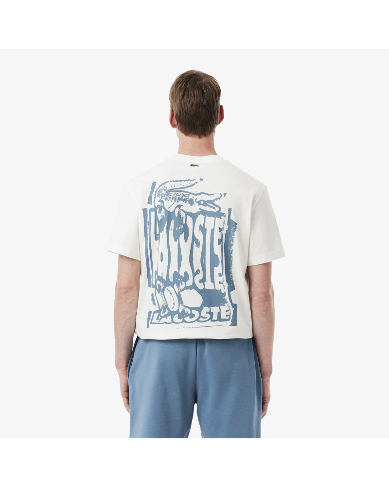 T-shirt jersey de coton graphique