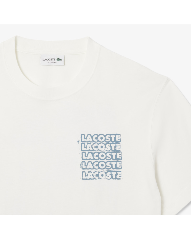 T-shirt jersey de coton graphique