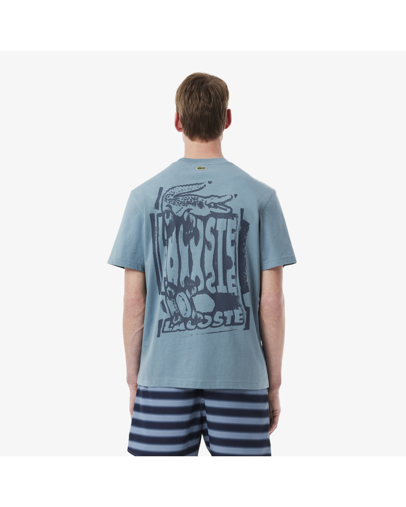 T-shirt jersey de coton graphique