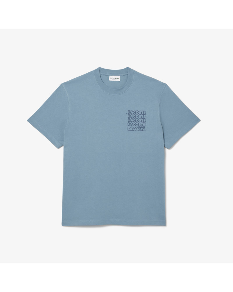 T-shirt jersey de coton graphique