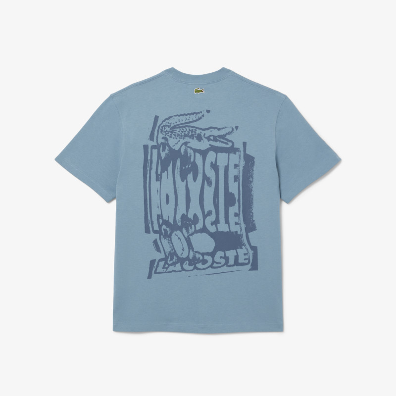 T-shirt jersey de coton graphique