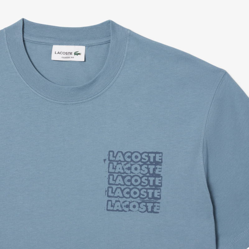 T-shirt jersey de coton graphique