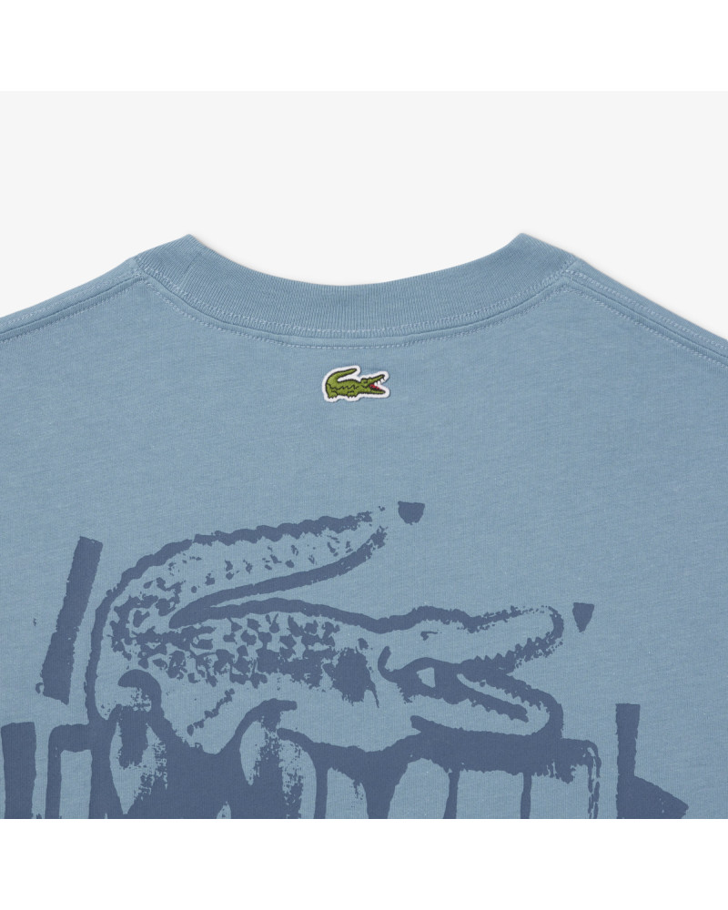 T-shirt jersey de coton graphique