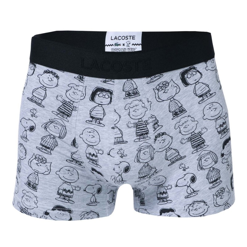 Boxer court Lacoste x Peanuts en coton biologique imprimé