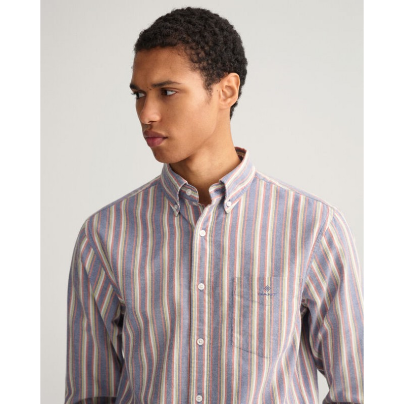 REG UT MULTISTRIPE OXFORD SHIRT