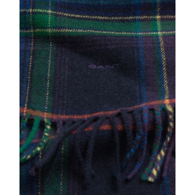 D2. MULTICOLOR CHECK WOOL SCARF