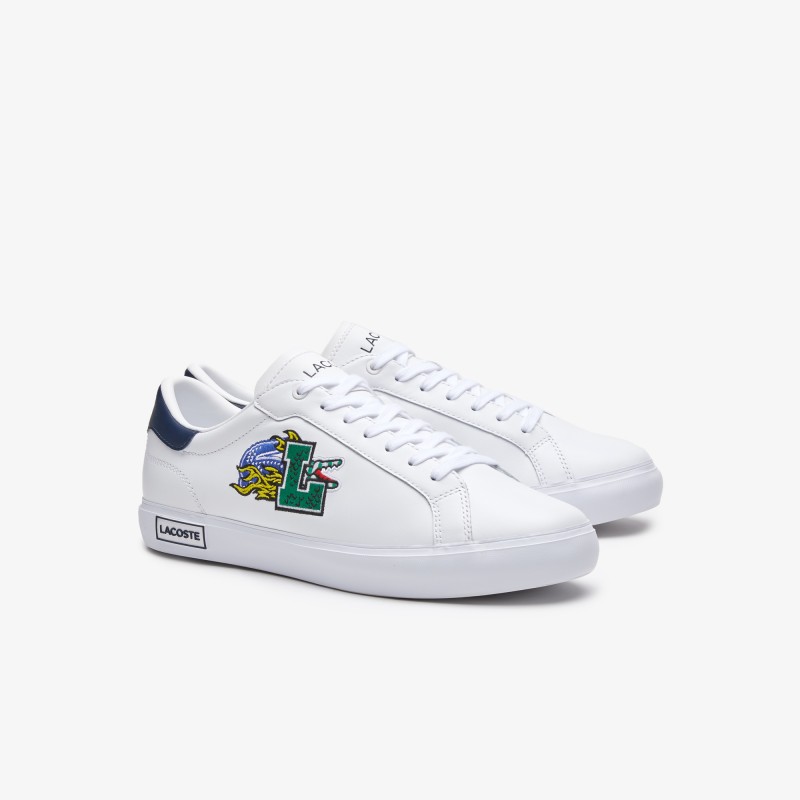 Sneakers Powercourt homme Lacoste en cuir