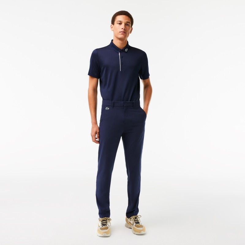 Pantalon chino homme Golf Lacoste SPORT en taffetas extensible