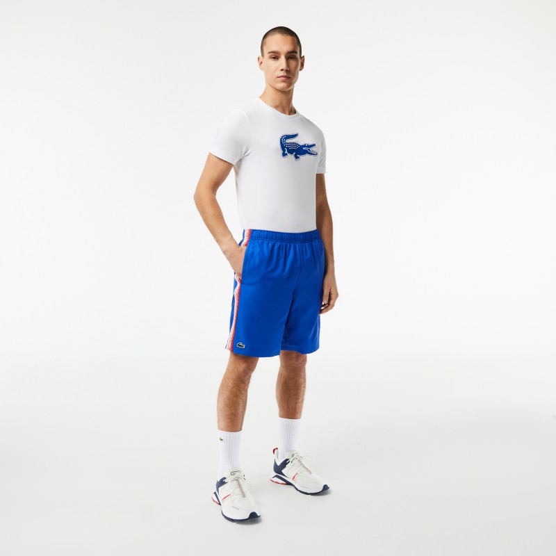 Short homme Lacoste Tennis polyester recyclé