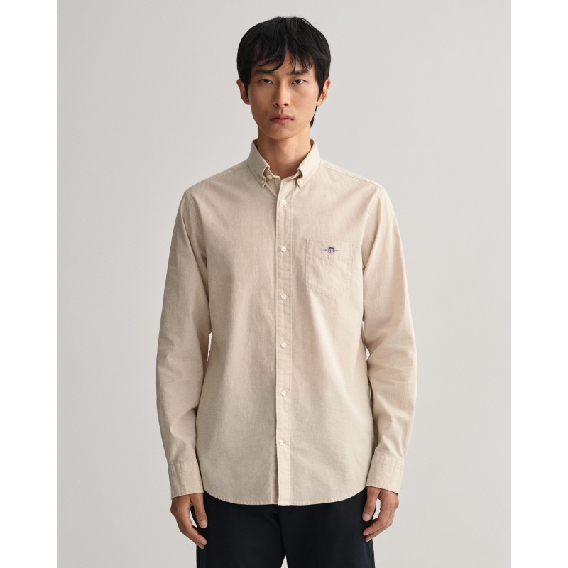 REG COTTON LINEN SHIRT