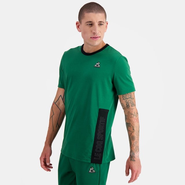 TECH Tee SS Nø1 M vert fonc camuset