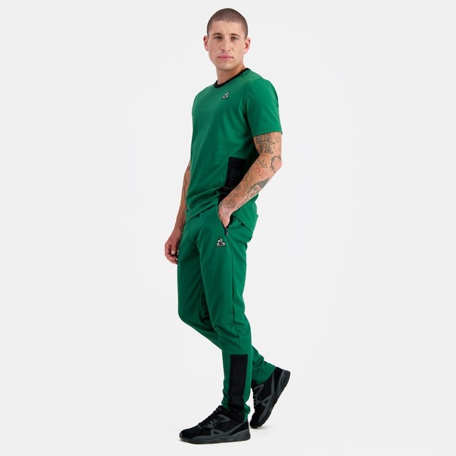 TECH Pant Tapered N°1 M vert foncé camu