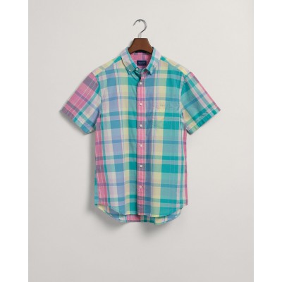 REG UT COLORFUL MADRAS SS SHIRT