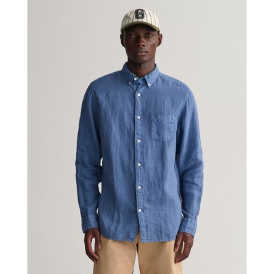 REG UT GMNT DYED LINEN SHIRT