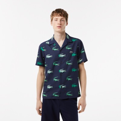 Chemise à manches courtes imprimée homme Lacoste Golf