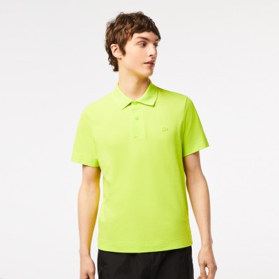 Polo Lacoste regular fit en piqu de coton biologique l ger et respirant