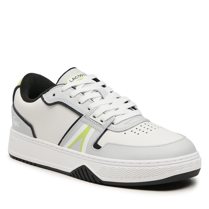 Sneakers L001 homme Lacoste en cuir tons contrastés