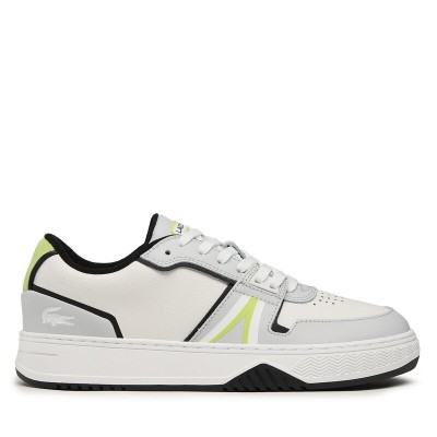 Sneakers L001 homme Lacoste en cuir tons contrastés