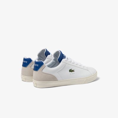 Sneakers Lerond Pro homme Lacoste en cuir avec détail au talon