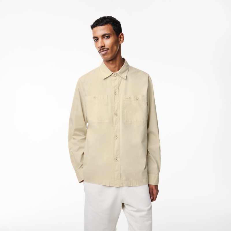 Chemise homme Lacoste en coton biologique